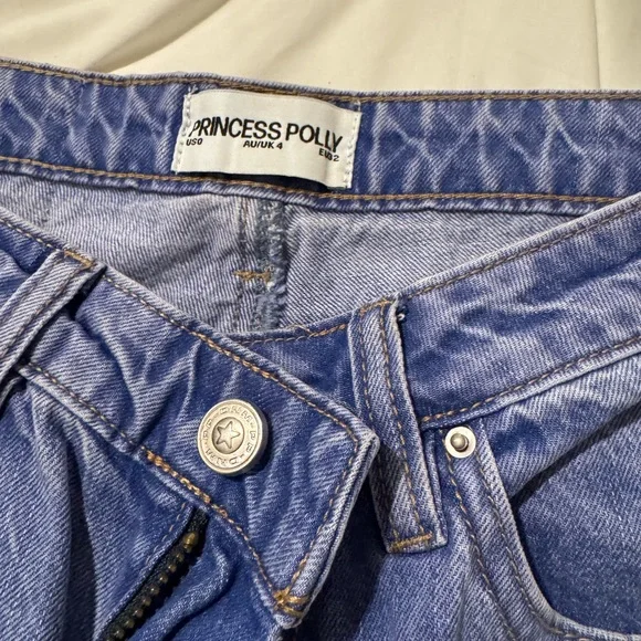Princess Polly Blue Denim Jeans - Picture 2 of 2